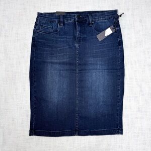 NEW Bank NYC Denim Midi Skirt